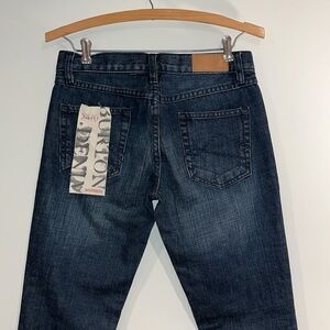 NWT BURTON Weekender Straight Leg Jeans Snowboard Indigo Dark Denim Women’s 24